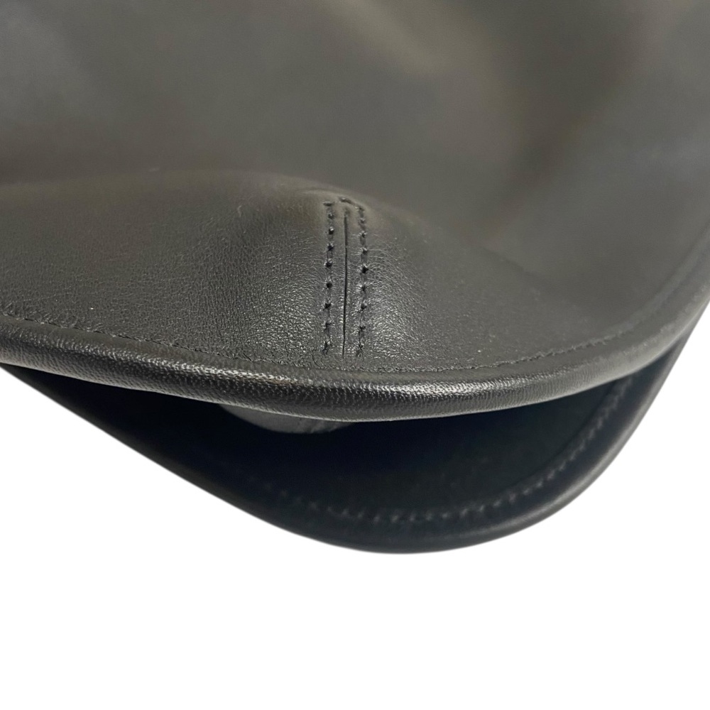 Vintage Coach Legacy Saddle Bag Black Slim Flap 9131 - Picture 6 of 15